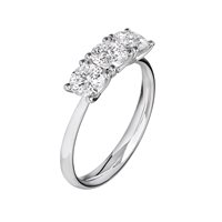 Ringe Pavanati Gioielli Dame in Weißgold Diamante 0.76 Ct TR BR.0,76 D/E COL EUR.2550 GR. 2,4 - TR BR.0,76 D/E COL EUR.2550 GR. 2,4